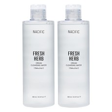 네시픽 프레쉬 허브 오리진 클렌징 워터 바쿠치올, 300ml, 2개