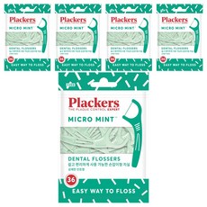 plackers 派樂絲 微涼薄荷牙線, 8cm, 36入, 5個