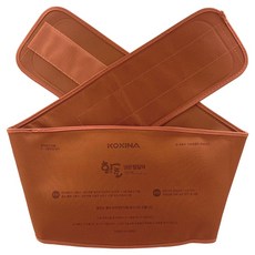 KOXINA 黃土冷熱棉質腰部熱敷袋, 1個