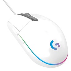 Logitech G 羅技G G102 LightSync 遊戲滑鼠, 8000 DPI, LIGHTSYNC RGB, MU0054, 白色