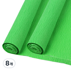 마다꾸미 주름 구김지 잔디그린, 50 x 250 cm, 8개