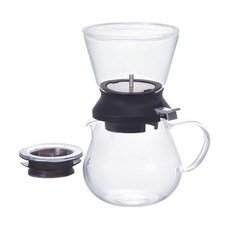 HARIO 好璃奧 LARGO迷你泡茶壺組 上壺350ml + 茶壺450ml, TDR-5012B, 1組