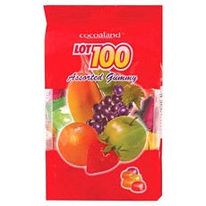 LOT100 一百份 軟糖 綜合口味, 1kg, 1袋