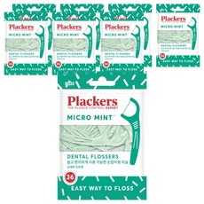 plackers 派樂絲 微細薄荷牙線, 8cm, 36入, 8個
