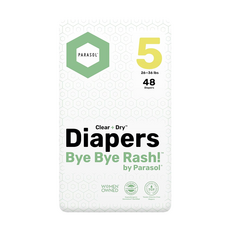 PARASOL Clear + DryTM 新科技水凝尿布 工藝升級版 5 12~17kg, XL, 6片