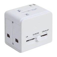 DTAudio 1500W萬國旅行充, 6cm, 白色, 1個