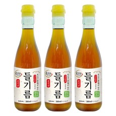 복이네먹거리 통들깨로 만든 저온압착 순한맛 맑은 들기름, 300ml, 3개