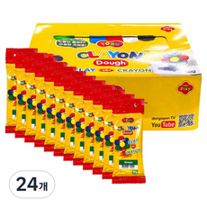 토루 클레이온도우, 초록, 50g, 24개