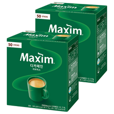 맥심 디카페인 커피믹스, 11.8g, 50개입, 2개