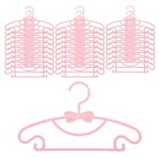I'CLE 兒童可愛二合一衣架, 粉紅色, 90個
