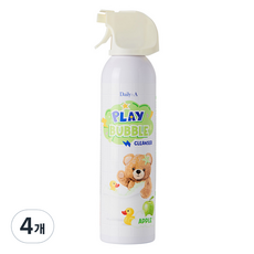 데일리아 유아용 플레이 버블 클렌저 애플향, 200ml, 4개