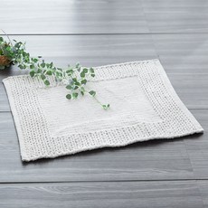 La Pomme Kassia棉質手工地毯地墊, 象牙白