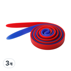 Phoenix 雙色矽膠帶 PB-100, Red + Blue, 3個