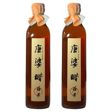 唐婆醋 蘋果醋 500ml 優質無毒天然食材 手工釀造, 2瓶