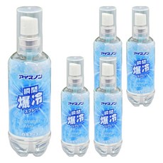Hakugen Earth 白元 ICE NON 衣物涼感香氛噴霧 隨身瓶 薄荷香, 5個, 70ml