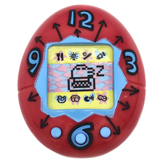 BANDAI CreerBeaute Tamagotchi 唇頰膏 電子寵物造型, 水蜜桃粉紅, 1個
