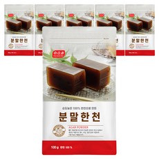 OQB 분말한천, 100g, 6개