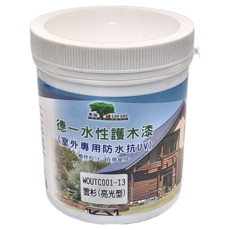 老樹 水性戶外漆 雲杉 亮光型, 室外專用防水抗UV, WOUTC001-13, 1L, 1罐