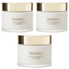 Dearlrean 獨特艾琳香氛身體冷霜 浮靡之光 保濕滋潤 改善乾燥粗糙, 3罐