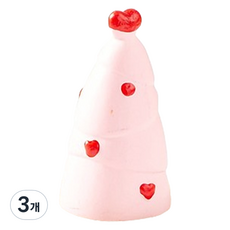 정월마켓 크리스마스 트리 장식 피규어 타입13, 3개