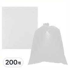 World Clean 透明平板垃圾分類塑膠袋, 20L, 200個