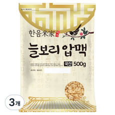 Haneummiga 韓國產 備大麥 壓麥, 500g, 3個