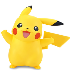 BANDAI Pokémon PLAMO 收藏集 快組版 001 皮卡丘 模型 5060771, 1個