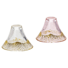 TOYO-SASAKI GLASS 東洋佐佐木 手工玻璃金箔富士山招福杯 清酒杯, 1盒