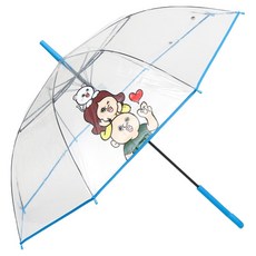 Bbang Bbang的日常生活 兒童用 手指愛心 自動長柄傘 POE60