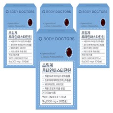 바디닥터스 초임계 루테인 아스타잔틴, 30정, 4개