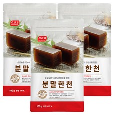 OQB 분말한천, 100g, 3개