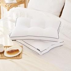 LIV MOM Edge Home 防過敏護理可水洗頸椎枕, 2個, 白色