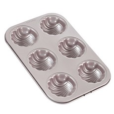 CHEFMADE 學廚 貝殼瑪德蓮烤盤 6格, 1個