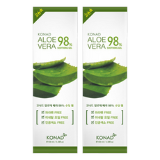 KONAD 98%蘆薈保濕凝露 100ml, 2條
