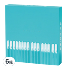 小麥購物 一次性黏式挖耳棒 G613 大號, 24支, 6組