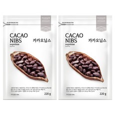 豐富的棕櫚堅果至尊可可粒, 220g, 2個