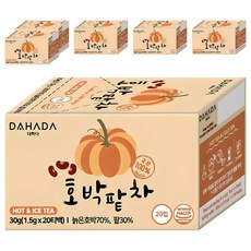 다하다 호박팥차, 1.5g, 20개입, 6개