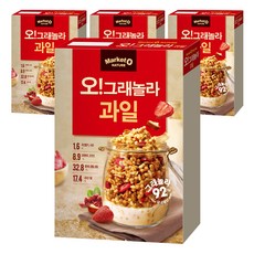 마켓오네이처 오그래놀라 과일 시리얼, 330g, 4개