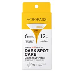 아크로패스 다크스팟케어 마이크로콘 스팟패치, 1개, 6개입