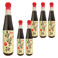 西螺鎮農會 白醬油 精選上等黑豆 日曬120天以上 味美甘醇, 400ml, 6瓶