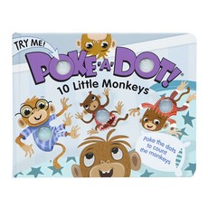 Melissa&Doug 瑪莉莎 泡泡啵啵書 10隻小猴子們 18.5 x 3.5 x 23.5cm, Melissa & Doug