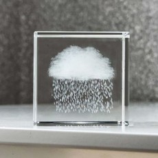 Raeikin 雲朵方塊 雨雲 6 x 6cm, 1個, 透明
