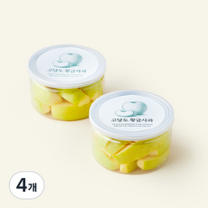 컷팅 고당도 황금사과, 180g, 4개