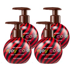 엔조이컬러 헤어 트리트먼트 150ml, 레드와인, 4개