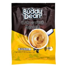 Buddy Dean 巴迪 二合一咖啡 雙倍特濃 無添加蔗糖, 11.5g, 25包, 1袋