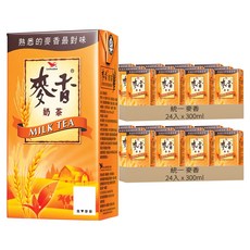 統一 麥香奶茶 300ml - 經典國民飲品，大麥風味, 48入