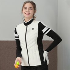 클리브랜드 여성용 써모플러스 사선퀼팅 액티브 베스트 CGKWVT645