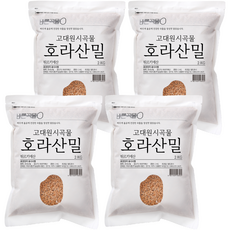바른곡물 호라산밀 카무트 튀르키예산, 2kg, 4개