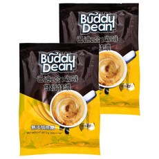 Buddy Dean 巴迪 二合一咖啡 雙倍特濃, 287.5g 無添加蔗糖, 11.5g, 25包, 2袋