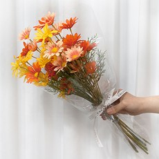 COCODOR 珂珂朵爾 仿真雛菊花束, 橘色, 9個